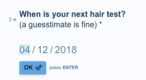 hair test calculator - when is your test