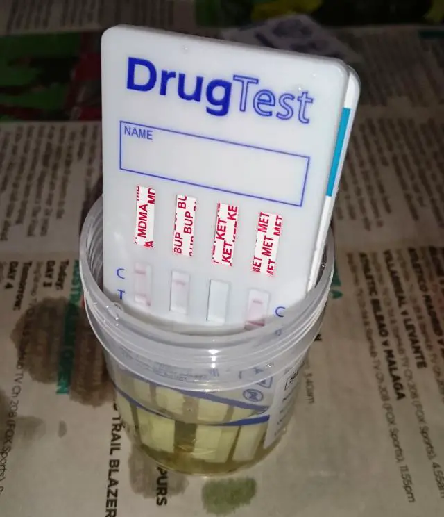 Drug test for employment